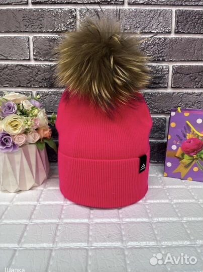 Шапка зимняя женская