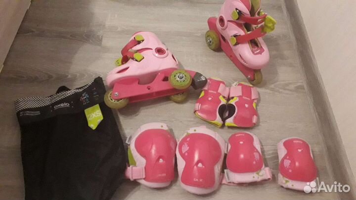 Детские ролики и защита