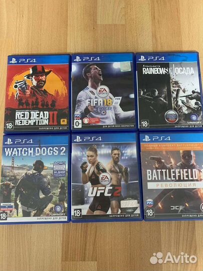 Игры диски для приставки PS4 sony playstation 4