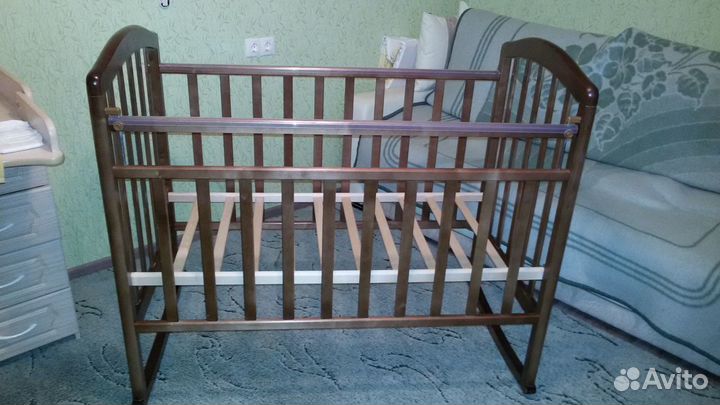 Кроватка с ортопедическим матрасом