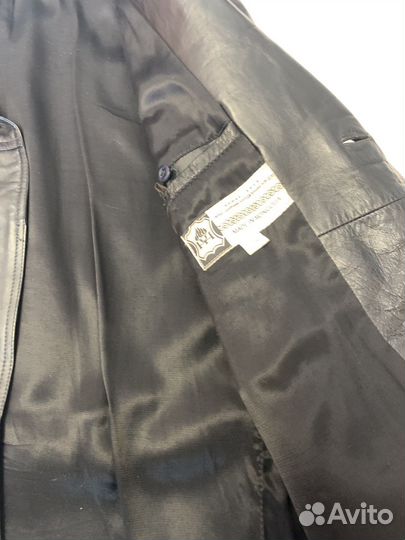 Кожаная куртка мужская 52 54