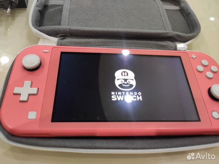 Nintendo switch lite 32gb+128gb прошитая