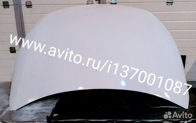 Kia Rio 2018 капот в цвет кузова белый новый