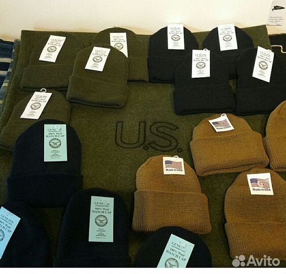 Шапка вязаная США