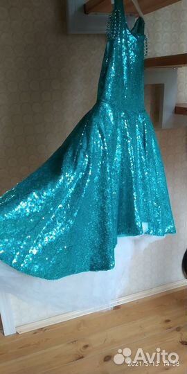 Платье с пайетками прокат