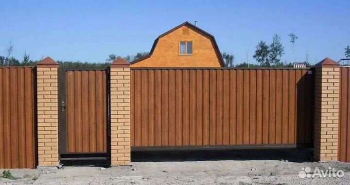 Забор металлический профессионально качественно