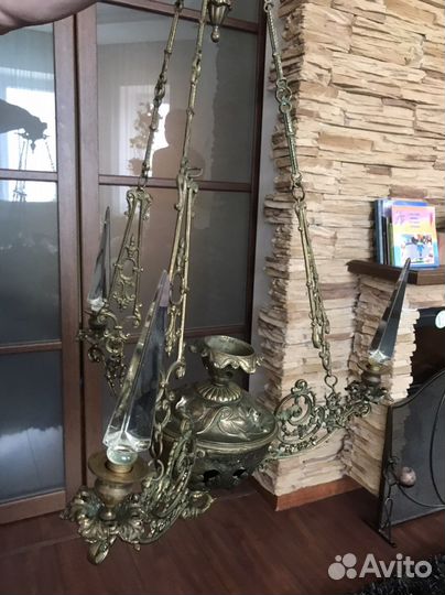 Бронзовая люстра