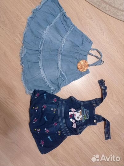 Джинсовый сарафан