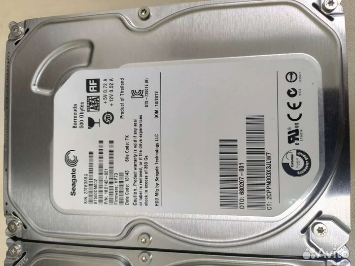 Жёсткие диски Seagate, Toshiba, Hitachi