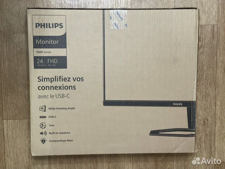 Монитор Philips 24E1N5300AE с USB Type-C входом