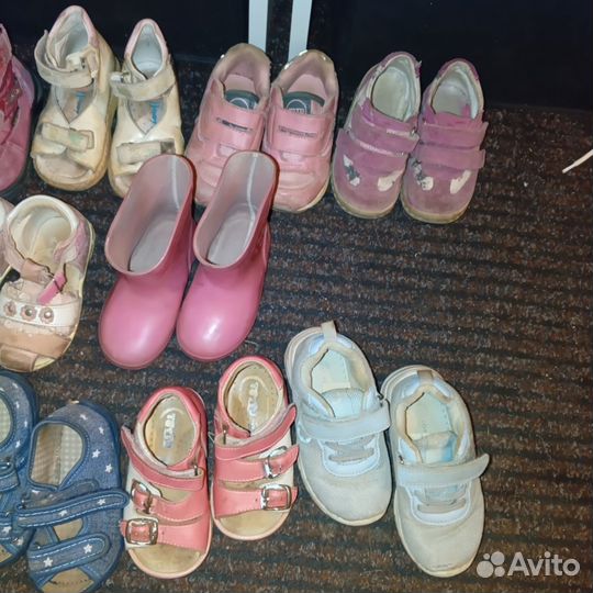 Детская обувь пакетом для девочки