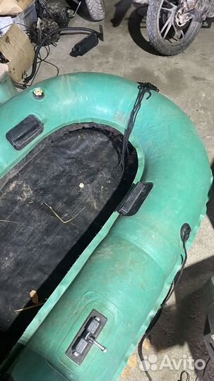 Надувная лодка Нырок 2 резиновая двухместная