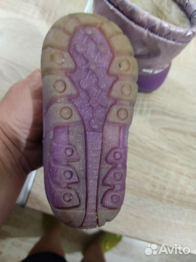 Сапоги зимние детские 22 р(дутики)