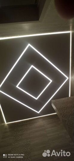 Натяжные потолки.Слив воды.Ремонт потолков.Договор