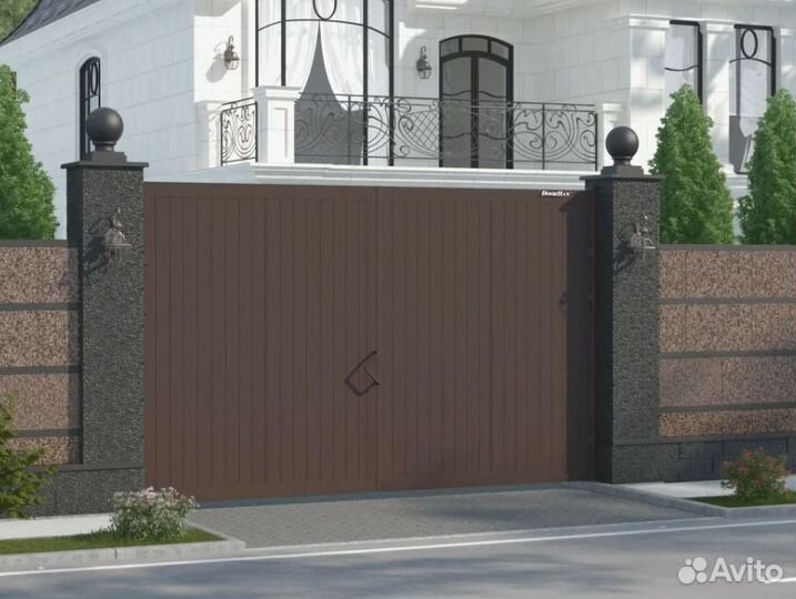 Распашные ворота атоматич-ие гарантия