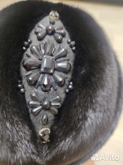 Шапка норковая женская