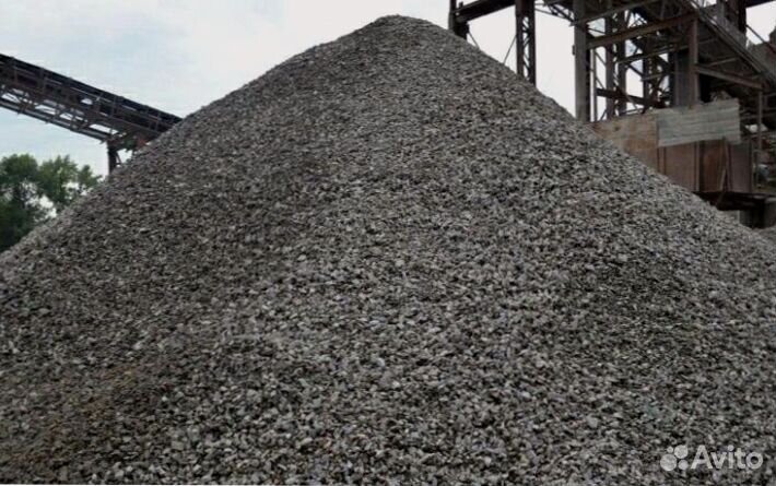 Щебень средний