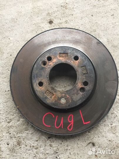 Киа Сид передний тормозной диск