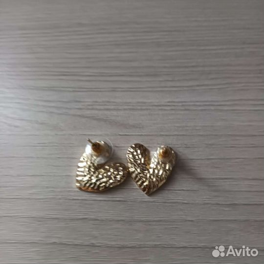 Серьги Сердечки
