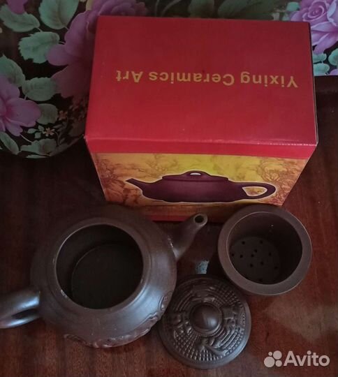 Новый заварочный чайник, глиняный