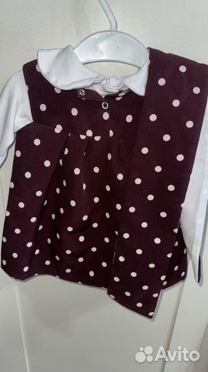 Сарафан с боди для девочки 68