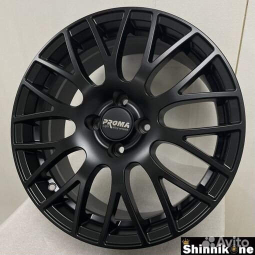 Литые диски R16 4/98 proma GT Черный матовый