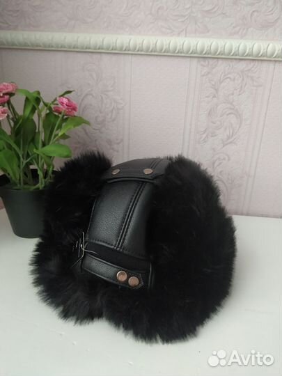 Шапка ушанка мужская