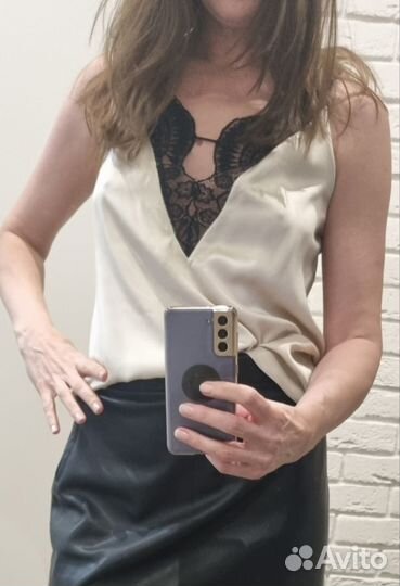 Топ шелк Mango L