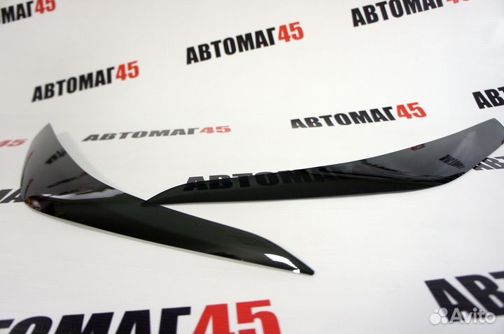 Реснички на фары Hyundai Solaris 2014-2017г