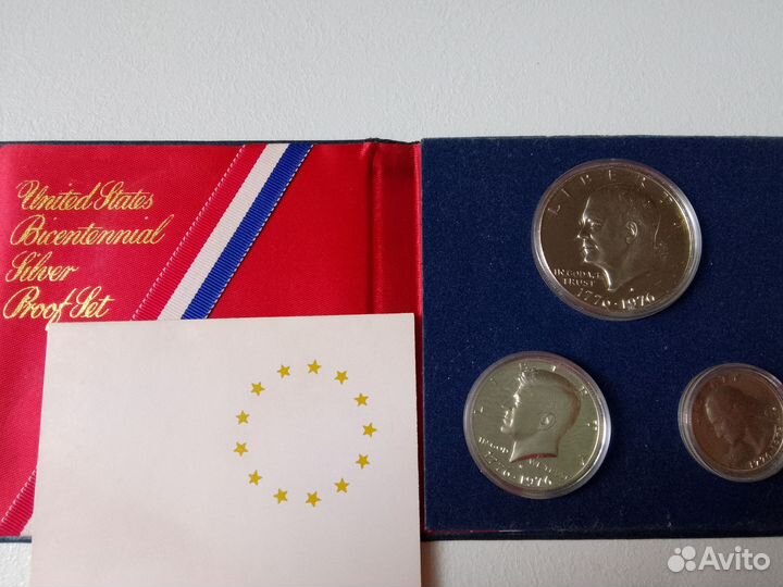 Набор монет 1976 США 200 лет независимости