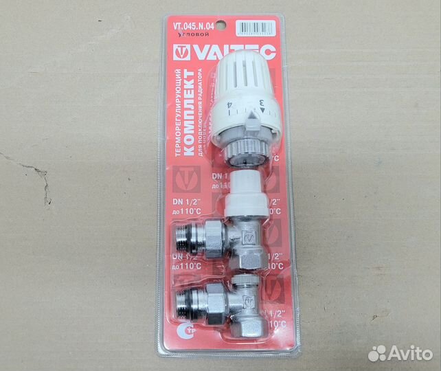 Комплект терморегулирующий угловой 1/2