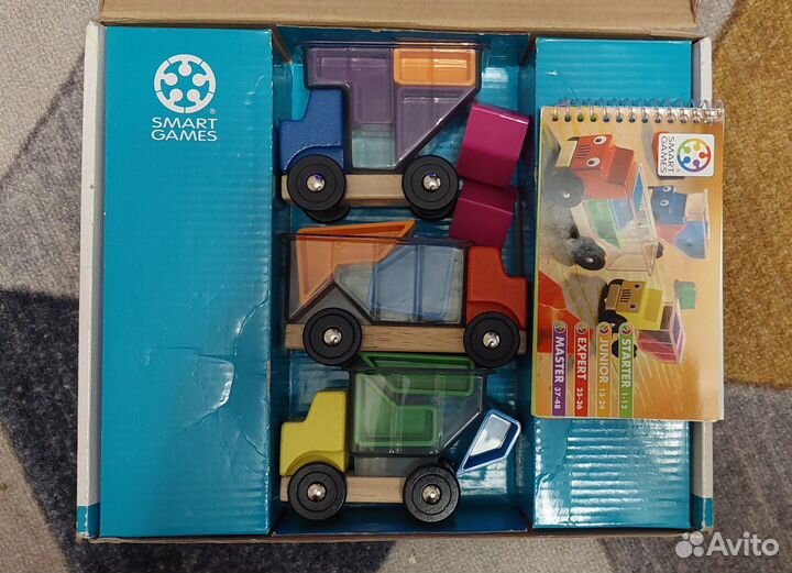 Грузовички bondibon логическая игра