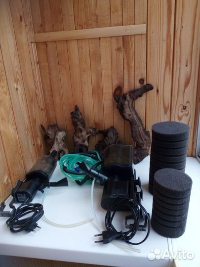 Фильтры Aquael turbo 500 и 1000 + разное