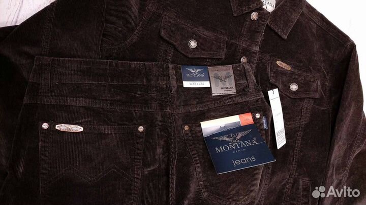 Вельветовый Костюм, Montana M-4806-3 коричневый