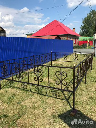 Оградки ритуальные, столы,лавочки,ворота и тд