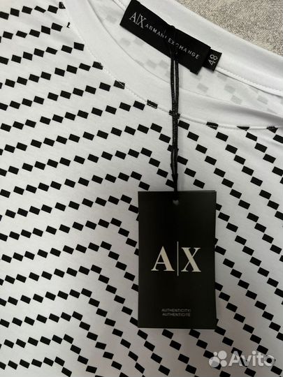 Футболка Armani Exchange мужская белая