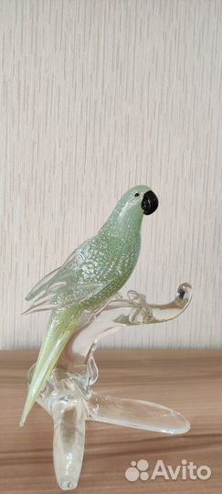 Попугай Муранское стекло