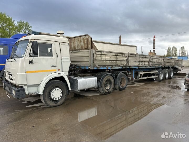 КАМАЗ 54115 с полуприцепом, 2000