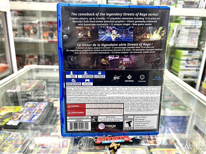 Street of Rage 4 игра для Ps4