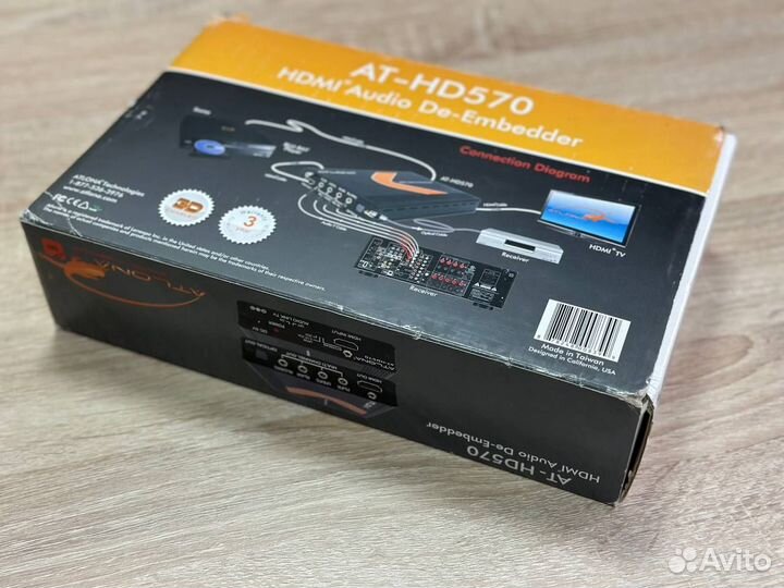 Atlona AT-HD570, hdmi аудио деэмбеддер