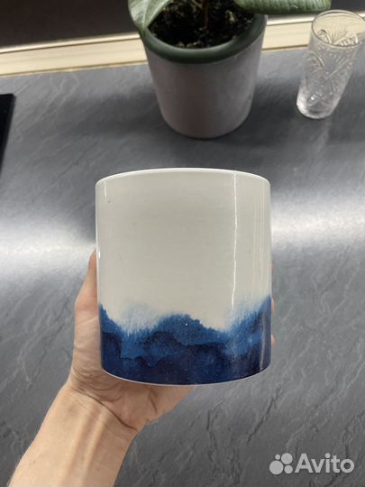 Цветочные керамические горшки