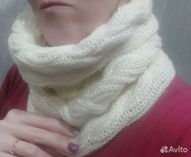 Комплект шапка и снуд