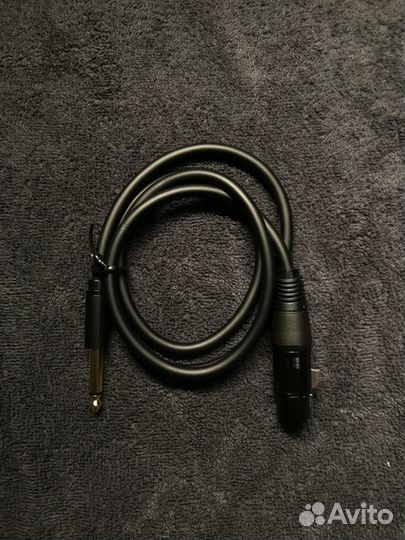 Кабель XLR Jack 6.3