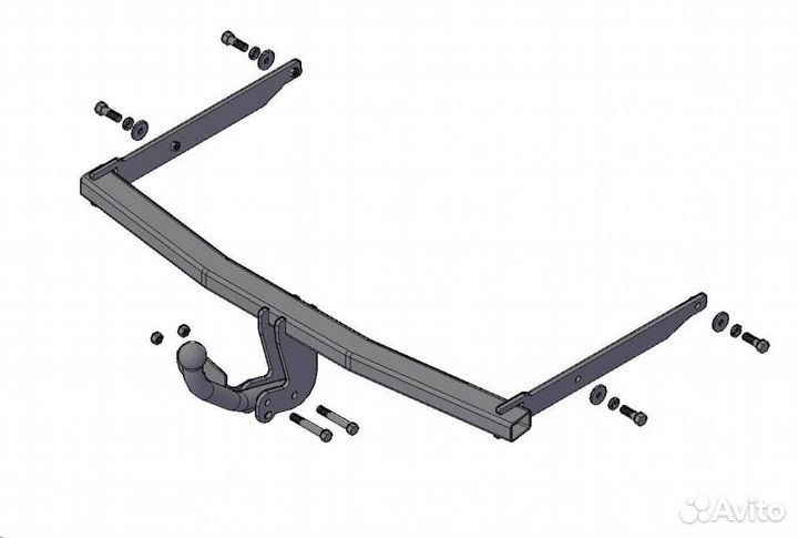 Фаркоп Ford Focus III универсал 2011-2018г
