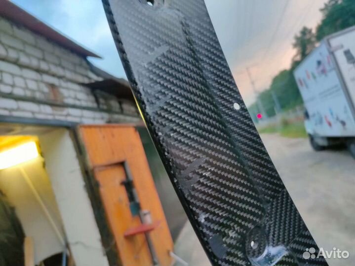 Губа карбон для бампера Audi A4 B7 DTM
