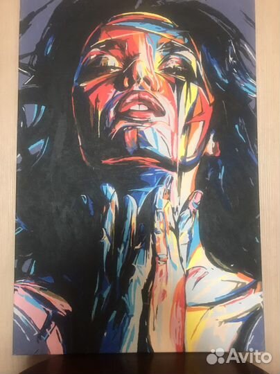 Готовая картина по номерам на холсте