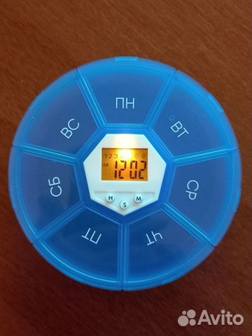 Бокс (таблетница) для лекарств с таймером
