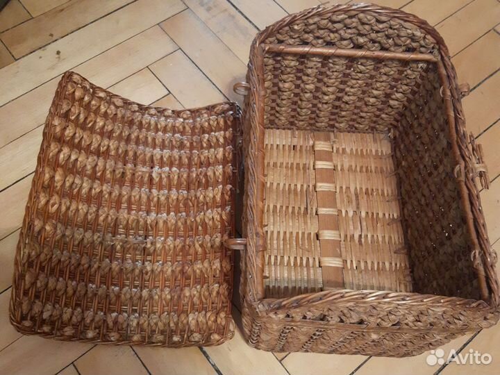 Корзина старинная плетёная