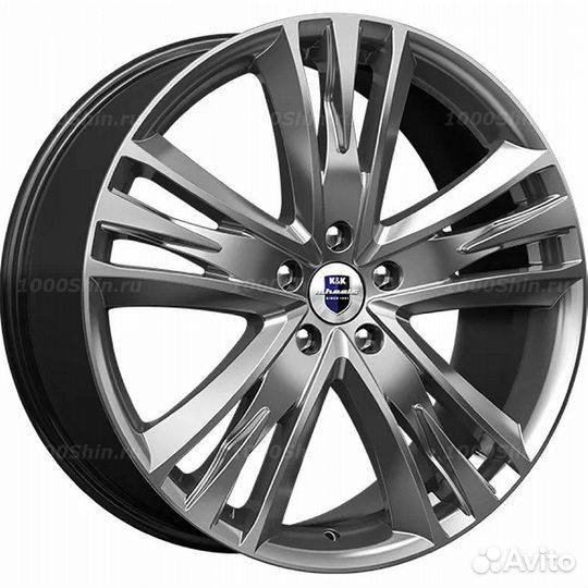 Диск 8,5*20 5*108 ET45 63,35 кик Атлас (кс661М) Дарк платинум