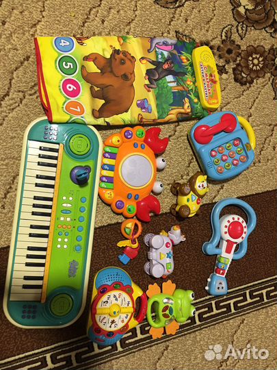 Музыкальные игрушки пакетом